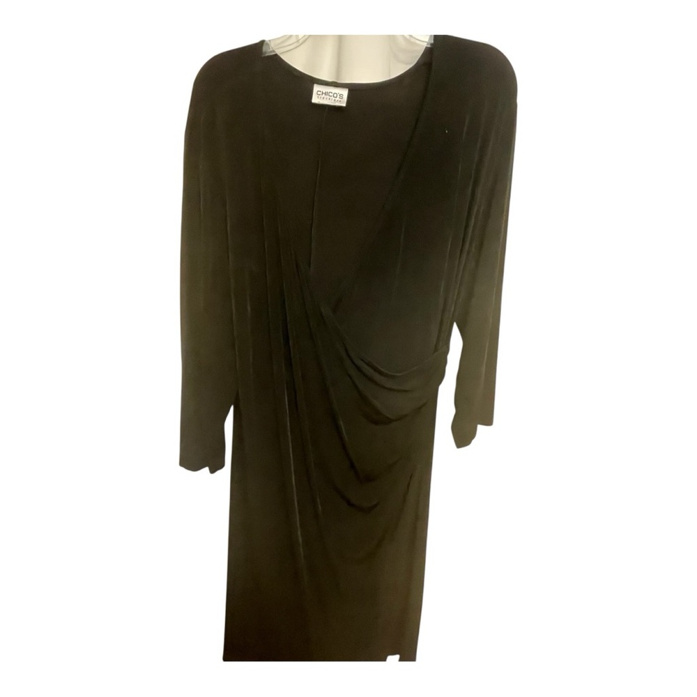Chico's Black Midi Dress